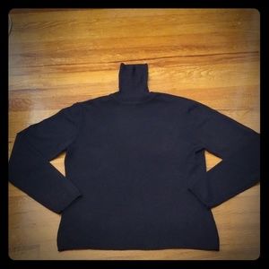 Ann Taylor Loft Black Turtleneck
